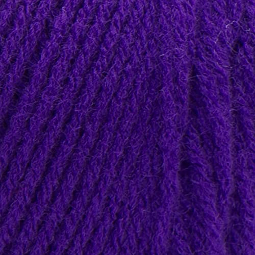 Red Heart Super Saver Yarn - Amethyst, 100% Acrylic, 244 Yards