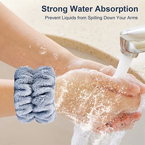 Dorbetar Microfiber Wrist Towels for Washing Face 2 Pcs