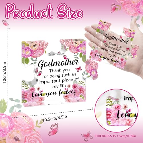 Acrylic Puzzle Piece Gift for Godmother – Heartfelt Keepsake