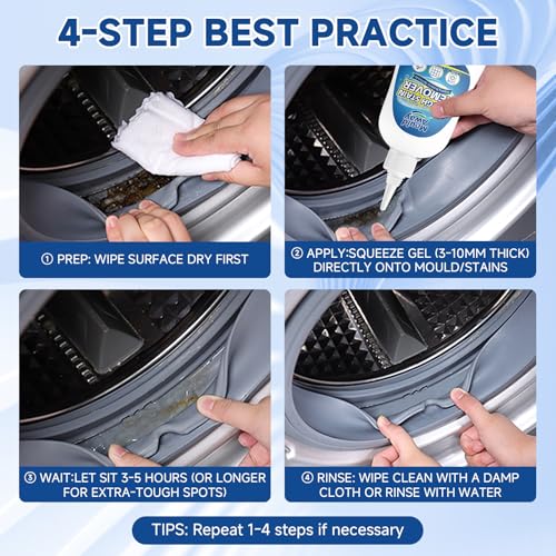 Mould Away Heavy Duty Stain & Grout Cleaner Gel for Laundry, Bathroom & Kitchen