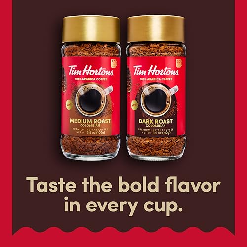 Tim Hortons Original Blend Instant Coffee - 100% Arabica Medium Roast, 3.5oz
