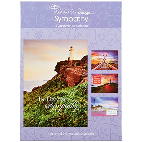 Sympathy Card Assortment Box - 12 Lighthouse Photography Cards