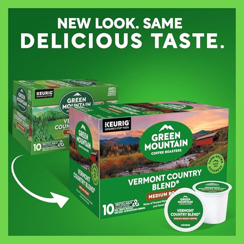 Green Mountain Coffee Roasters Vermont Country Blend K-Cup Pods, 60 Count