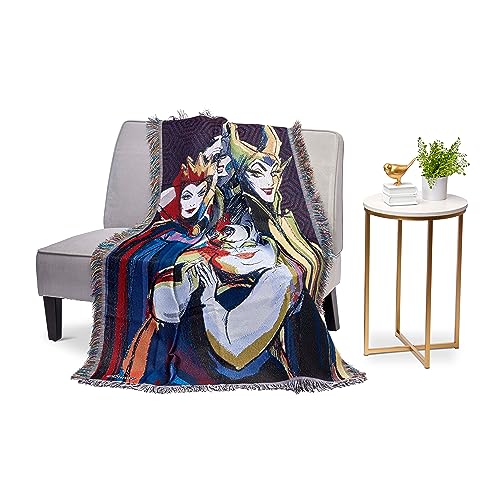 NORTHWEST Villains Woven Tapestry Throw Blanket, 48" x 60", Villainous Group