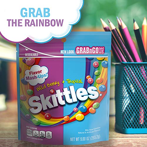Skittles Mash-Ups Wild Berry & Tropical Candy - 9oz Bag