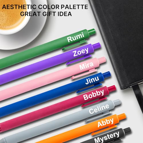 Kpop Rumi Zoey Mira 8-Piece Gel Pen Set for Fans