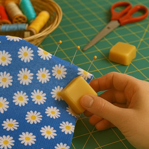Pure Beeswax Blocks (2 Pack) - USA Made Natural Wax for Crafting & DIY