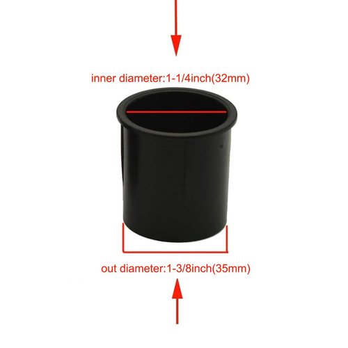 EZ SPARES 35mm to32mm & 32mm to35mm Vacuum Hose, Adapter Kit Compatible with Normal round interface Vacuum Cleaner Plastic Adaptor(2Pcs)