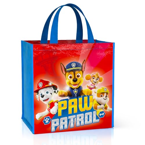 Paw Patrol Reusable Tote Bag - Double-Sided 15" Grocery Bag