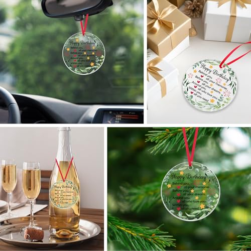 Inspirational Christmas & Birthday Gift Ornament for Women & Men - Friendship Decor