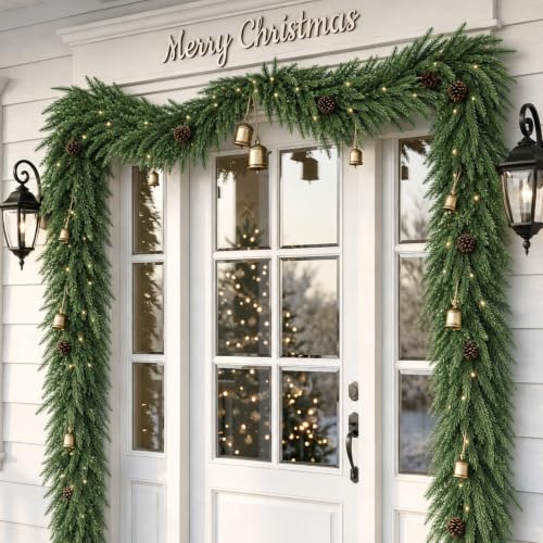 6FT Norfolk Pine Garland Real Touch Christmas Decor - Outdoor & Indoor