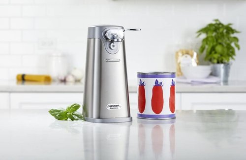 Cuisinart SCO-60 Deluxe Electric Can Opener - Effortlessly Opens Any Size Can | Durable Stainless Steel Design