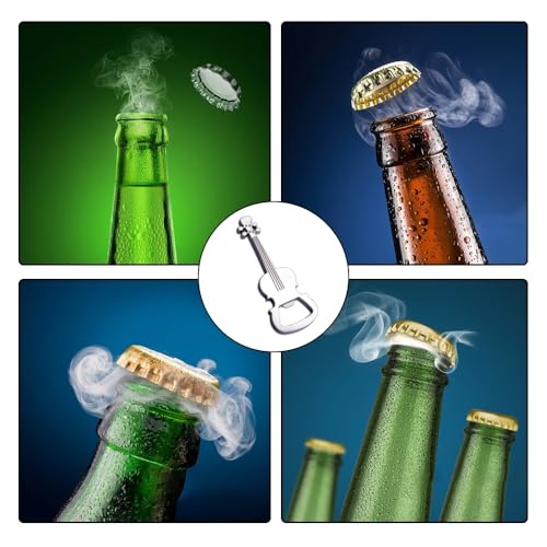Guitar Bottle Opener - Metal Beer Opener for Music Lovers