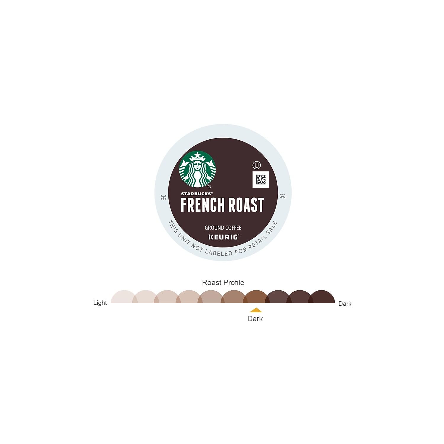 Starbucks French Roast Coffee Keurig® K-Cup® Pods, Dark Roast, 96/Carton (SBK18996CT)