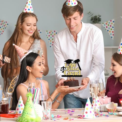Law School Graduation Cake Topper | Congrats Grad 2026 Decoration