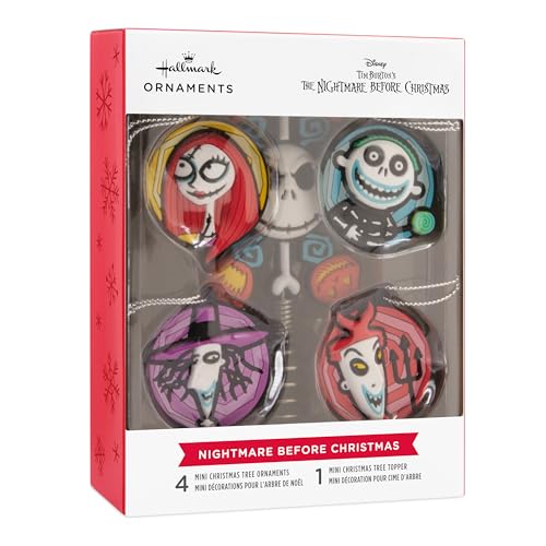 Nightmare Before Christmas Mini Tree Topper & Ornaments Set