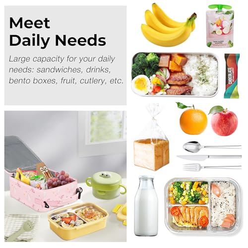 Clastyle Insulated Lunch Box for Kids - Balloon Animal Print