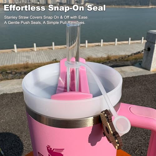 Golden Retriever Silicone Straw Covers 4PCs - Playful Dog-Themed Drink Toppers