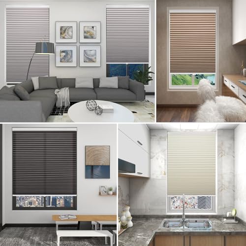 Custom Cordless Cellular Shades - Honeycomb Pleated Blinds