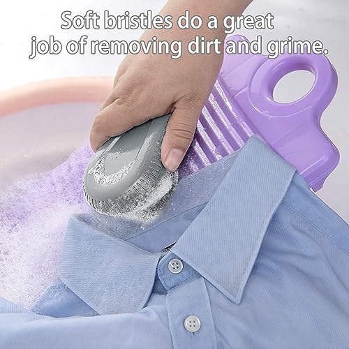 WDDBHSKN 2-Pack Laundry & Carpet Scrub Brushes - Multi-Surface Cleaning Tool