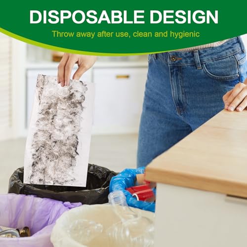 Heavy Duty Dry Sweeping Cloths for Sweeper Mop - 30 Count