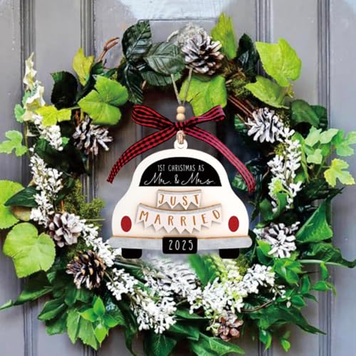 Personalized Wedding Ornament 2025 - New Home & Car Keepsake