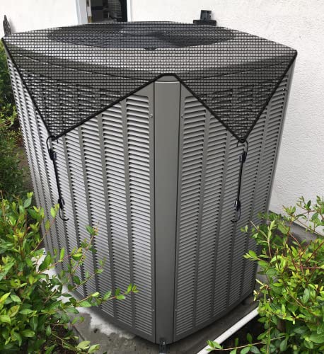 SunnyRoyal 32" x 32" Mesh Vinyl AC Cover for Outdoor Central Air Conditioners