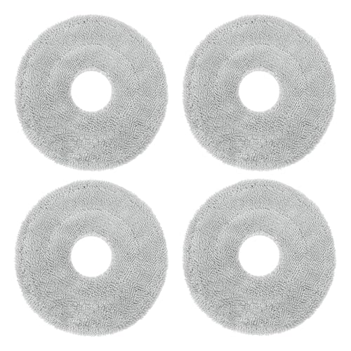 Replacement Mop Pads for Dreame & Mova Robot Vacuums, 4-Pack