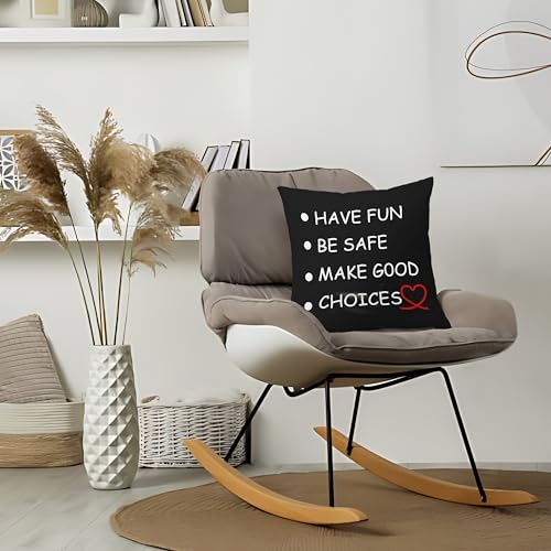 Funny College Dorm Pillow Cover 18x18 - Call Your Mom, Colour 04