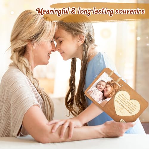 Wooden Godmother Proposal Gift Frame Set with Card - Heartwarming Design