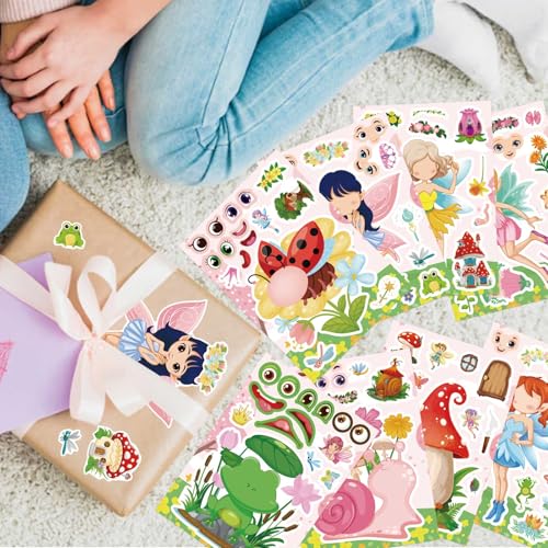 24 Fairy Stickers for Kids - DIY Make Your Own Stickers