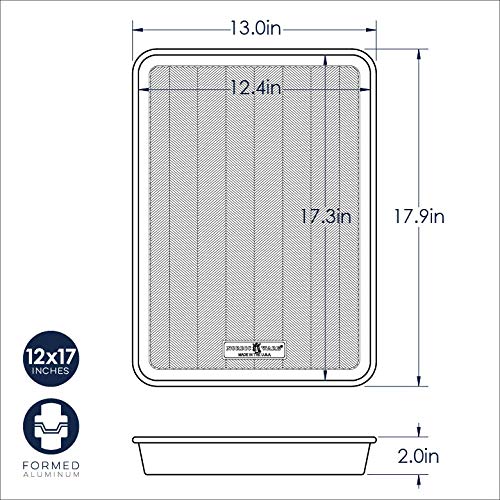 Nordic Ware Prism High-Sided Baking Pan, 13" x 18" Sheet Pan