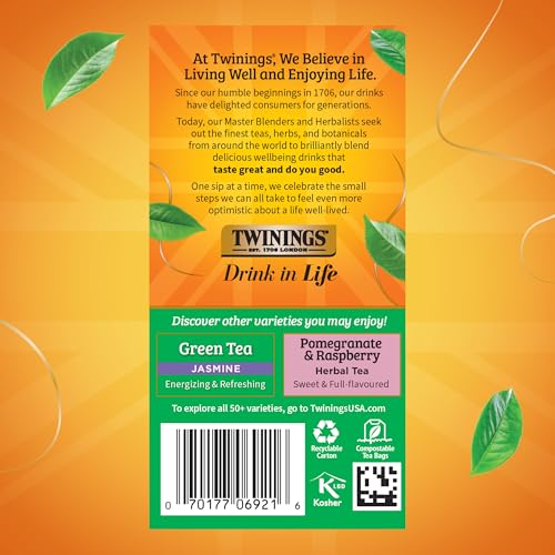 Twinings Green Tea with Pomegranate, Raspberry & Strawberry - 20 Bags