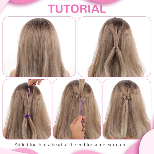 Hair Beader Tool 12 Pack - Quick Bead Loader & Topsy Tail Styling Kit