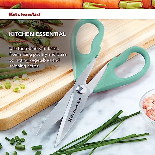 KitchenAid All Purpose Kitchen Shears 8.72 Inch with Protective Sheath - Aqua Sky, 1 Pack
