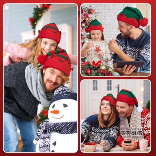 Christmas Santa Hat with Jingle Bells for Adults and Kids - 1 Piece