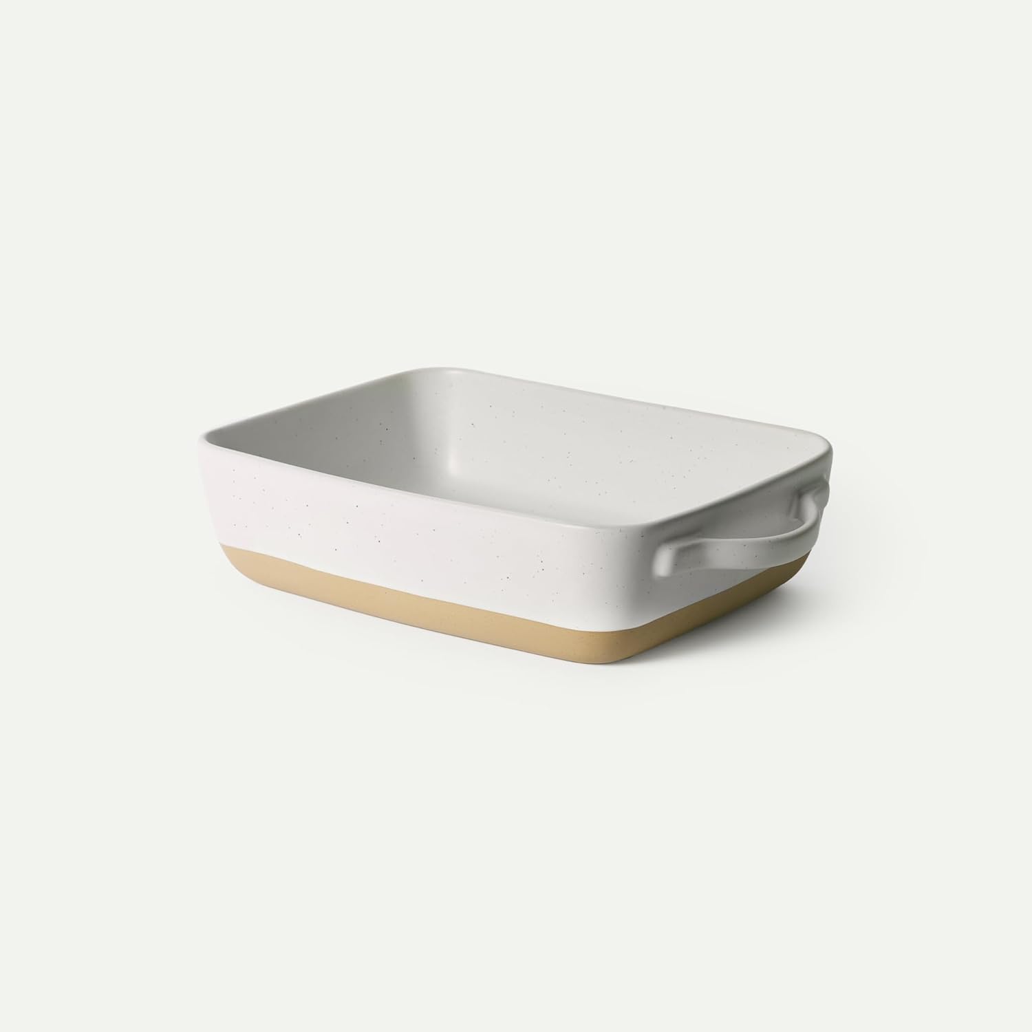 Mora Ceramic Baking Dish - Extra Deep 9x13 in Casserole Pan with Handles | Oven to Table Porcelain Bakeware - Oat