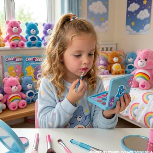 Care Bears Makeup Compact with Mirror and Brush for Kids