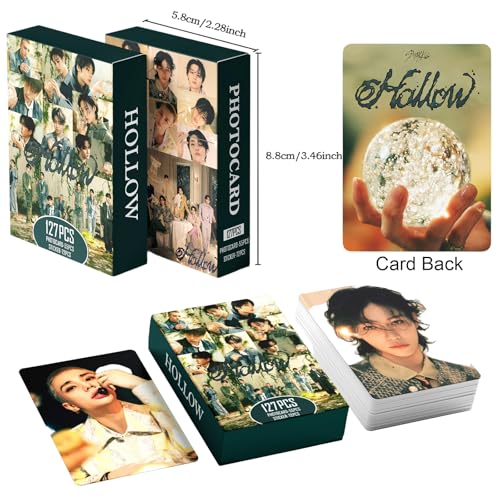 Stray Kids HOLLOW Album Photocard Set - 127 PCS with Stickers