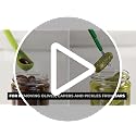 Joseph Joseph Scoop & Pick Jar Spoon and Fork Set - Green Plastic