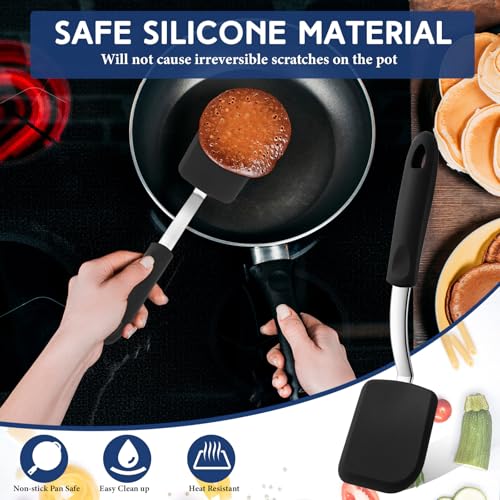 Small Black Silicone Spatula - Versatile Kitchen Tool