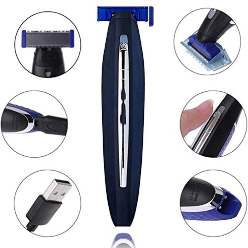 INVODA Electric Shaver Replacement Head, USB Charger Cord and Cleaning Brush