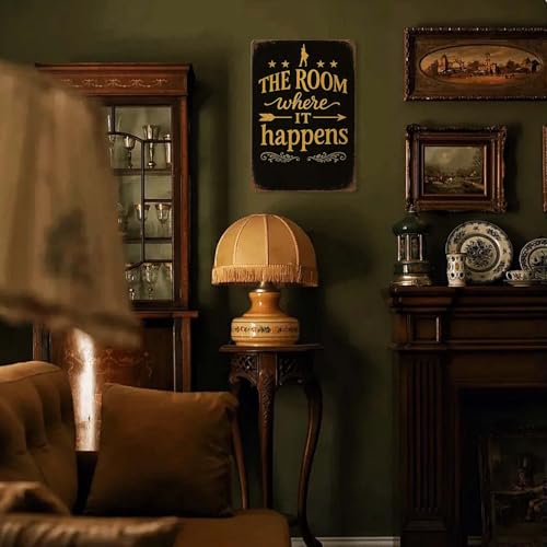 Hamilton The Room Where It Happens Tin Sign 8x12 Metal Wall Decor