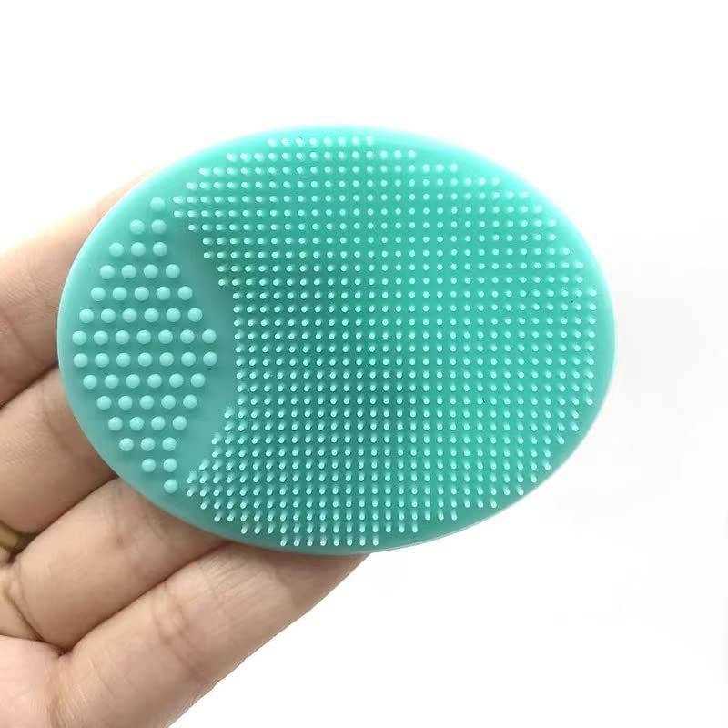 MR LION Silicone Facial Cleansing Brush 4 Pack - Soft Face Scrubber & Exfoliator for Deep Pore Cleansing and Blackhead Removal