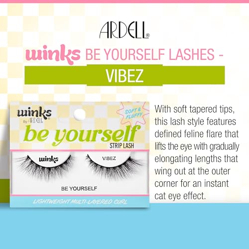 Ardell Winks False Eyelashes - Vibez Style Bold & Expressive 1-Pair