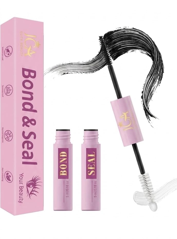JCA Elite Beauty 2-in-1 Lash Bond and Seal for Cluster Eyelashes, 5ml