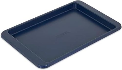 KitchenAid Nonstick Aluminized Steel Baking Sheet - 9x13in, Ink Blue Finish for Perfect Baking