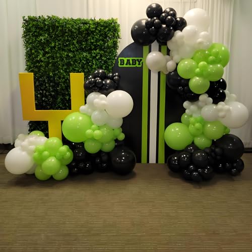 Lime Green Balloons Pack - 150 pcs in Various Sizes for Party Decor (Green-1v)