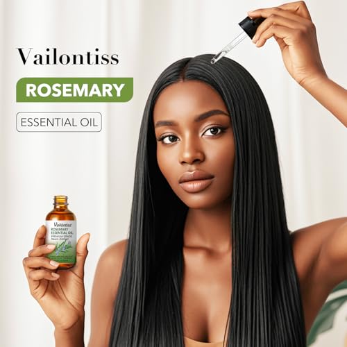 Vailontiss Rosemary Oil for Hair Growth & Scalp Strengthening - 2 Fl Oz