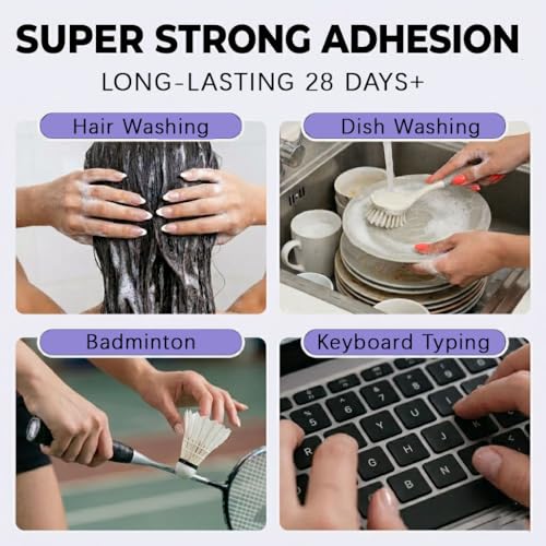 Misssix Super Strong Nail Glue 5-Pack for Press On Nails & Tips
